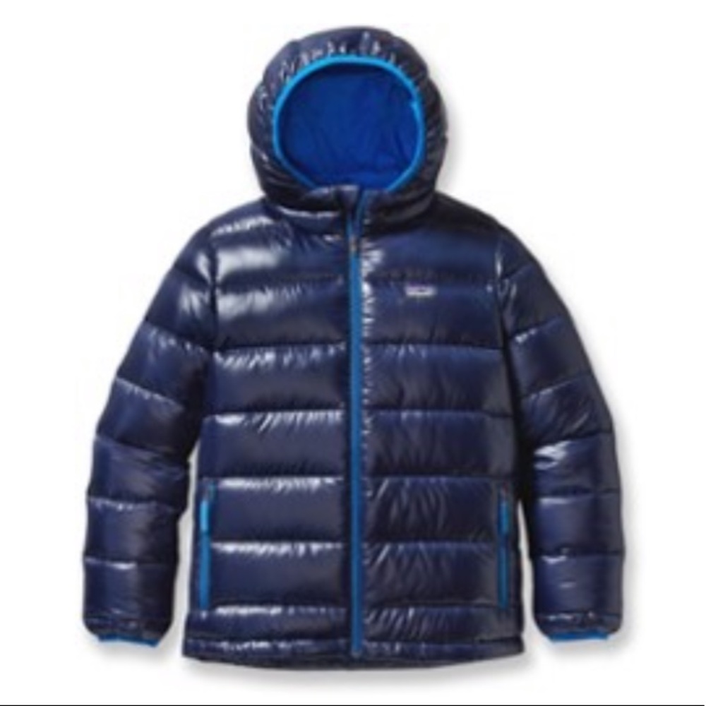 Patagonia Aubergine Down Hi-Loft Hoody Jacket Coat